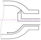 鏡部(絞り加工部)内面のきず除去加工