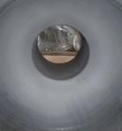 きず除去加工後の絞り加工部内面