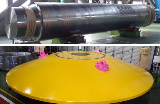 洋上風車杭打ち機用ハンマー部材